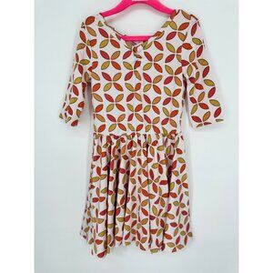 Dotdotsmile Girls Ballerina Dress Size 5/6 Rust and Olive New With Tags